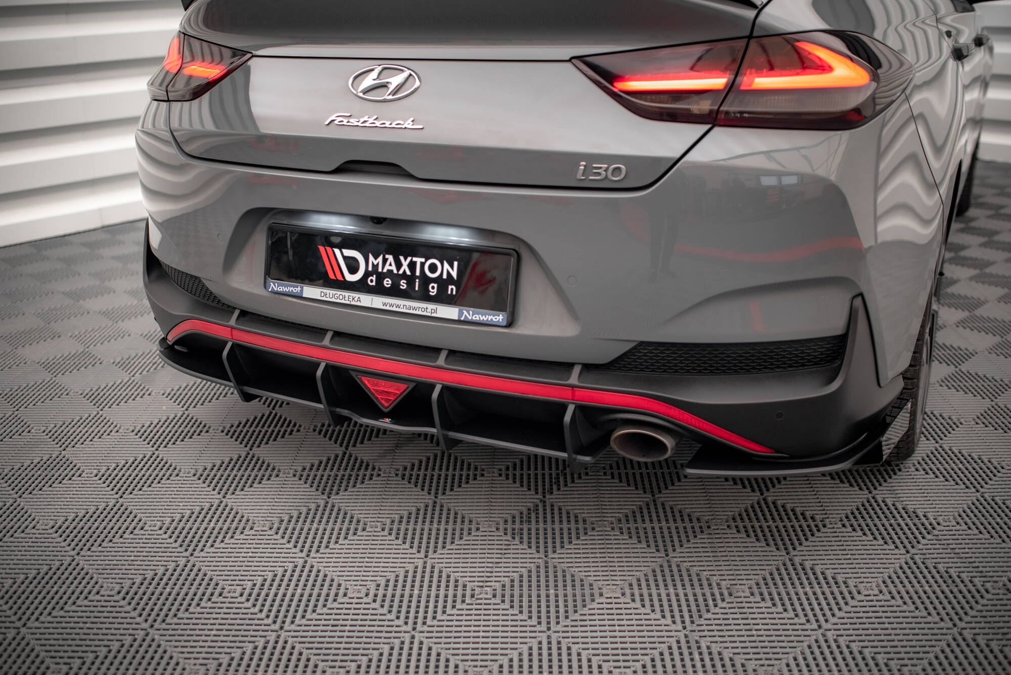 Bakre Flaps Street Pro Med Flaps Hyundai I30 Fastback N-Line Mk3 Facelift - Bilde 10