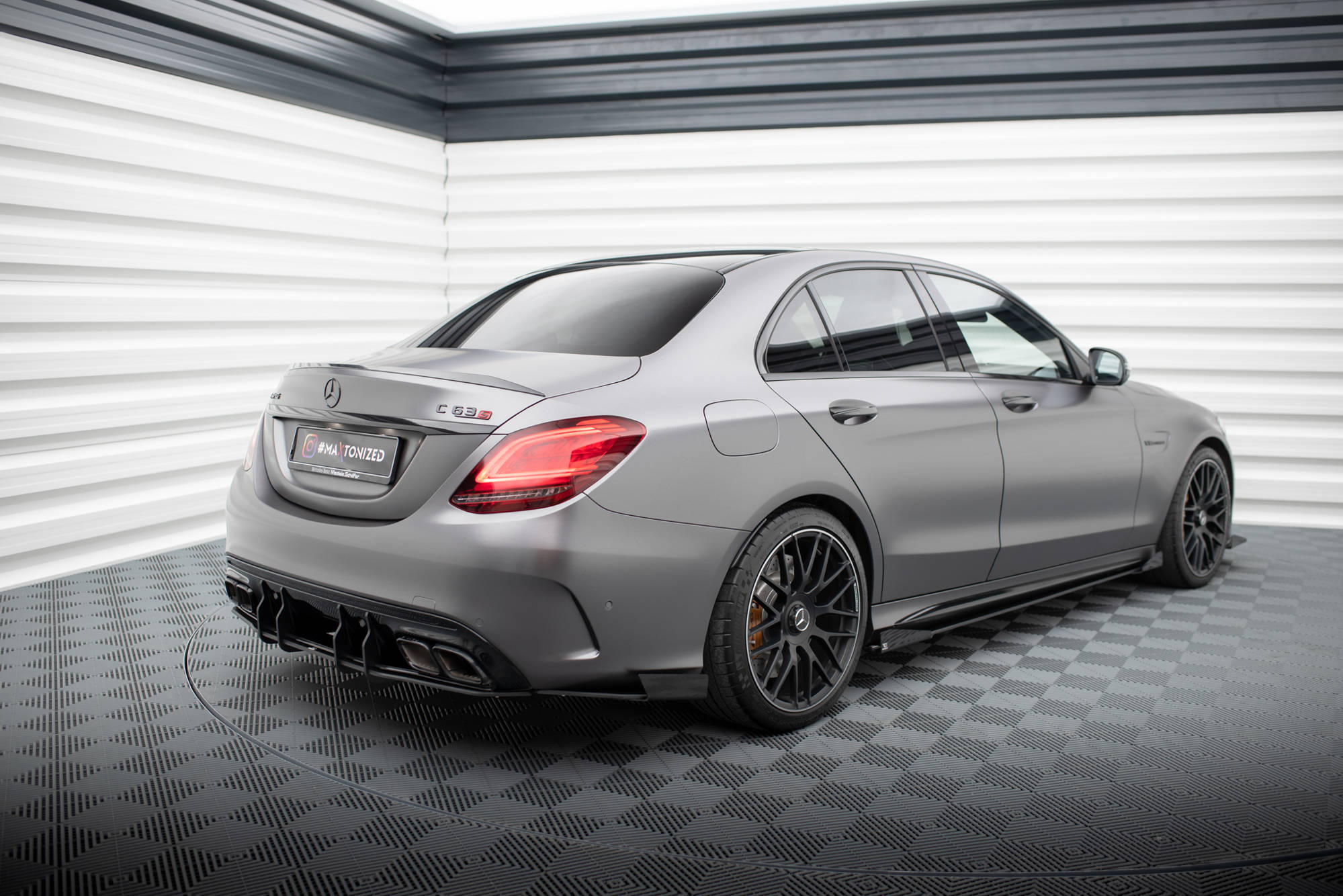 Bakre Flaps Street Pro Med Flaps Mercedes-AMG C63 Sedan / Estate W205 Facelift - Bilde 2
