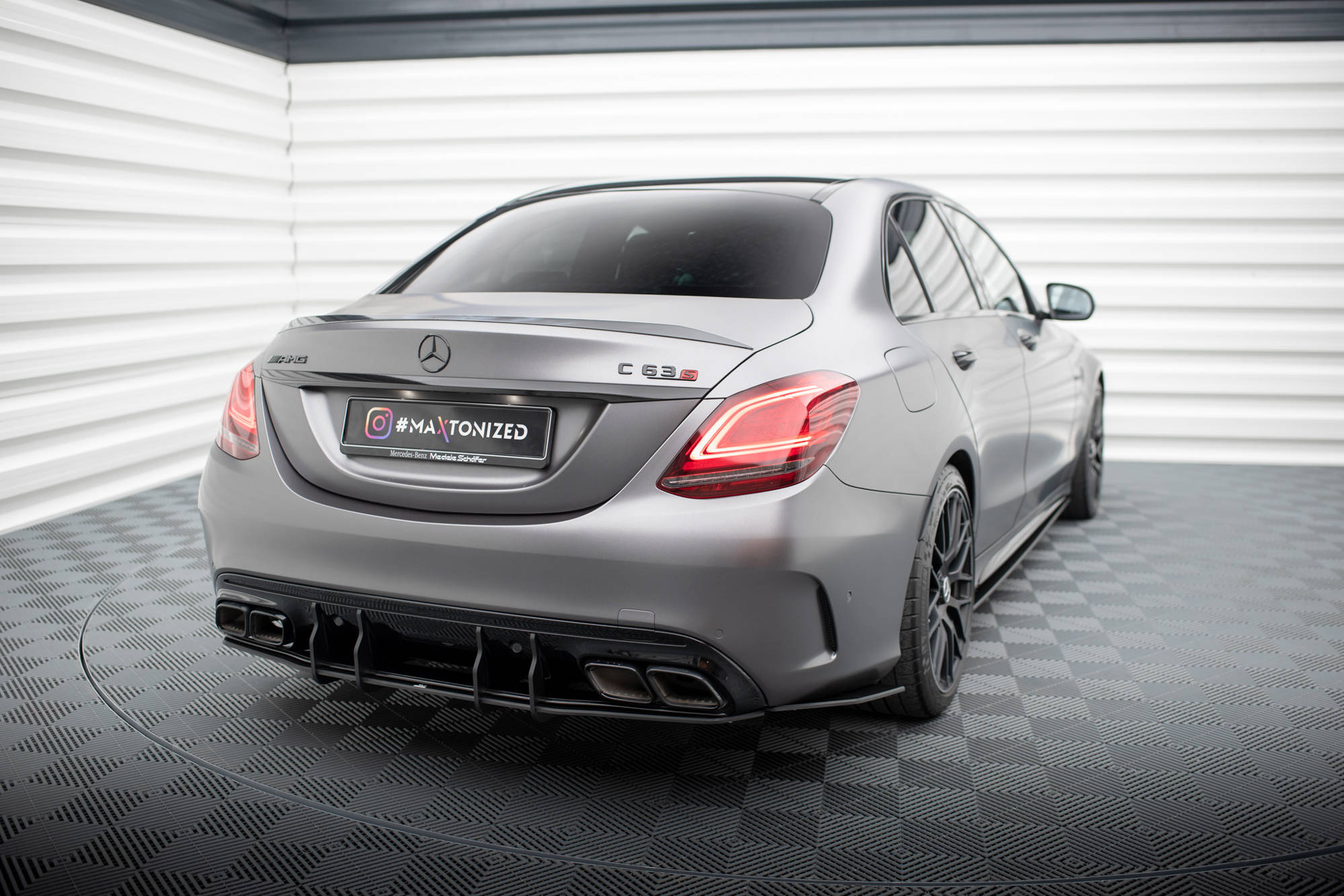 Bakre Flaps Street Pro Mercedes-AMG C63 Sedan / Estate W205 Facelift - Bilde 2