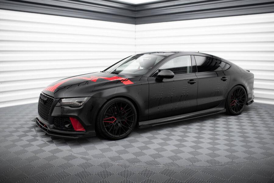 Sideskjørt Street Pro Med Flaps Audi A7 RS7 Look C7 – bilde 2 av 7