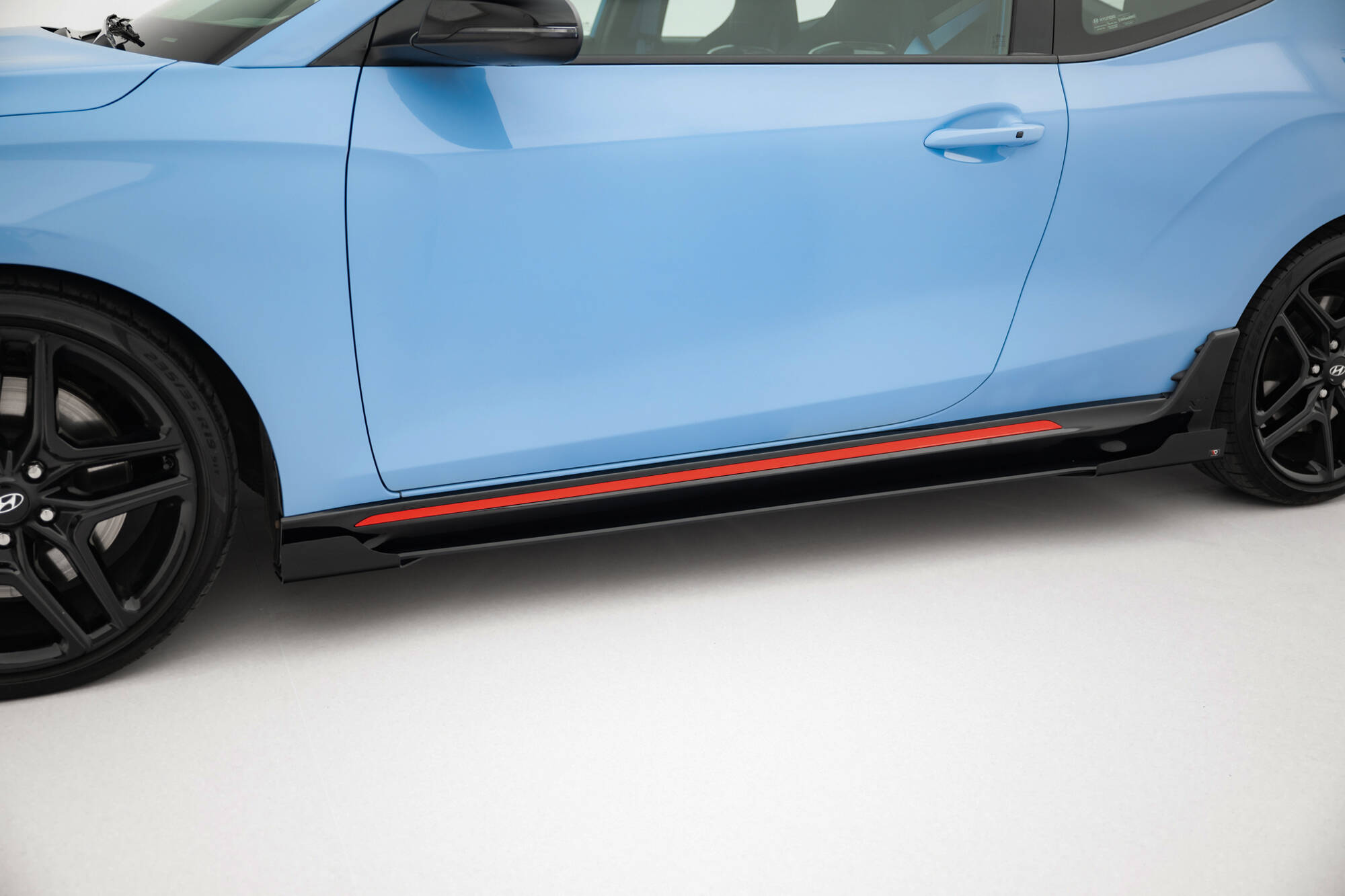 Sideskjørt Street Pro Med Flaps Hyundai Veloster N Mk2