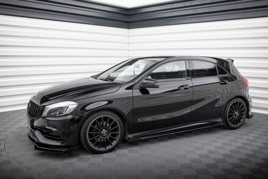 Sideskjørt Street Pro Med Flaps Mercedes-Benz A AMG-Line W176 Facelift – bilde 2 av 5