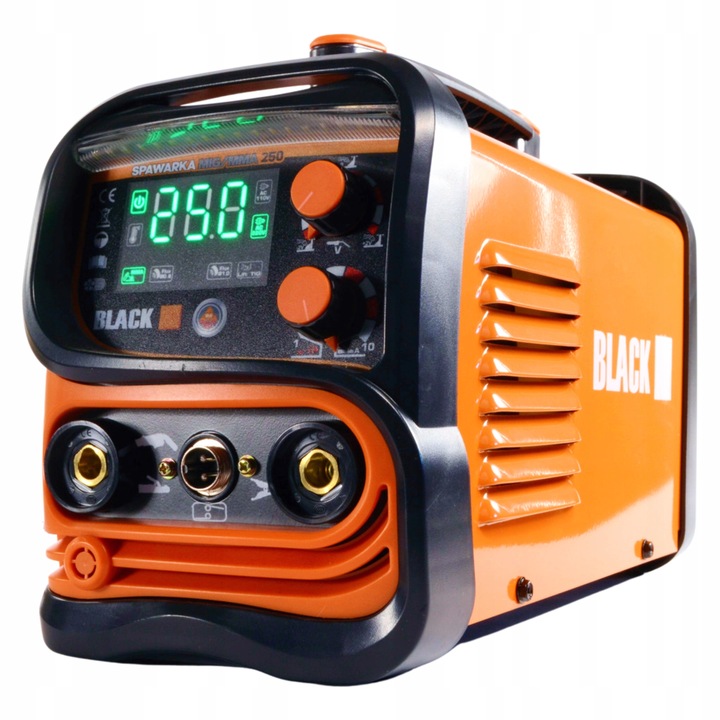 Gassløs Inverter Sveiseapparat 4-i-1 MIG/MAG/MMA FLUX 250A LCD – BLACK - Bilde 2