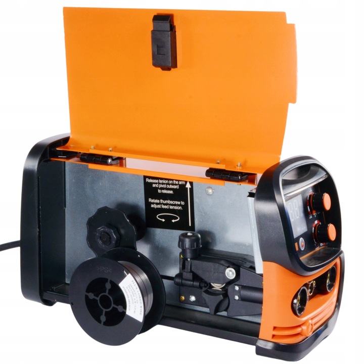 Gassløs Inverter Sveiseapparat 4-i-1 MIG/MAG/MMA FLUX 250A LCD – BLACK - Bilde 3