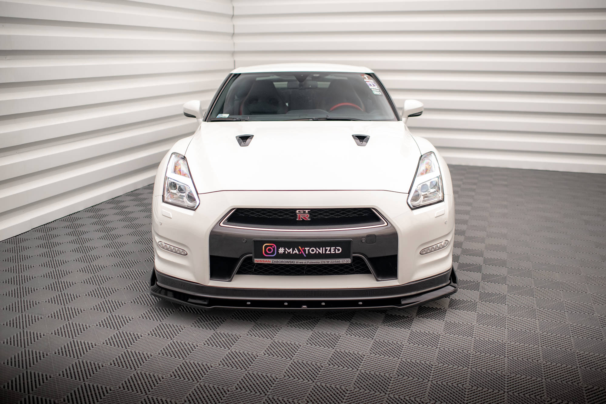 Frontleppe Med Flaps Nissan GTR R35 Facelift - Bilde 2