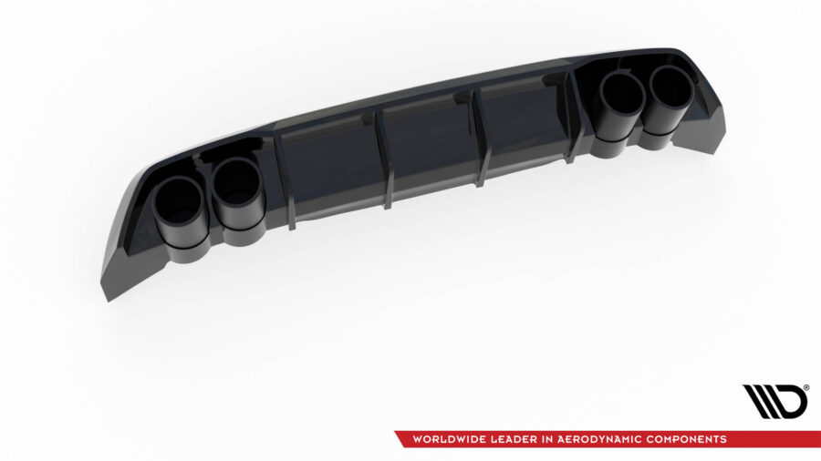 Baksplitter Med Eksosgrill Wydechu Seat Leon FR Hatchback Mk4 – bilde 7 av 8