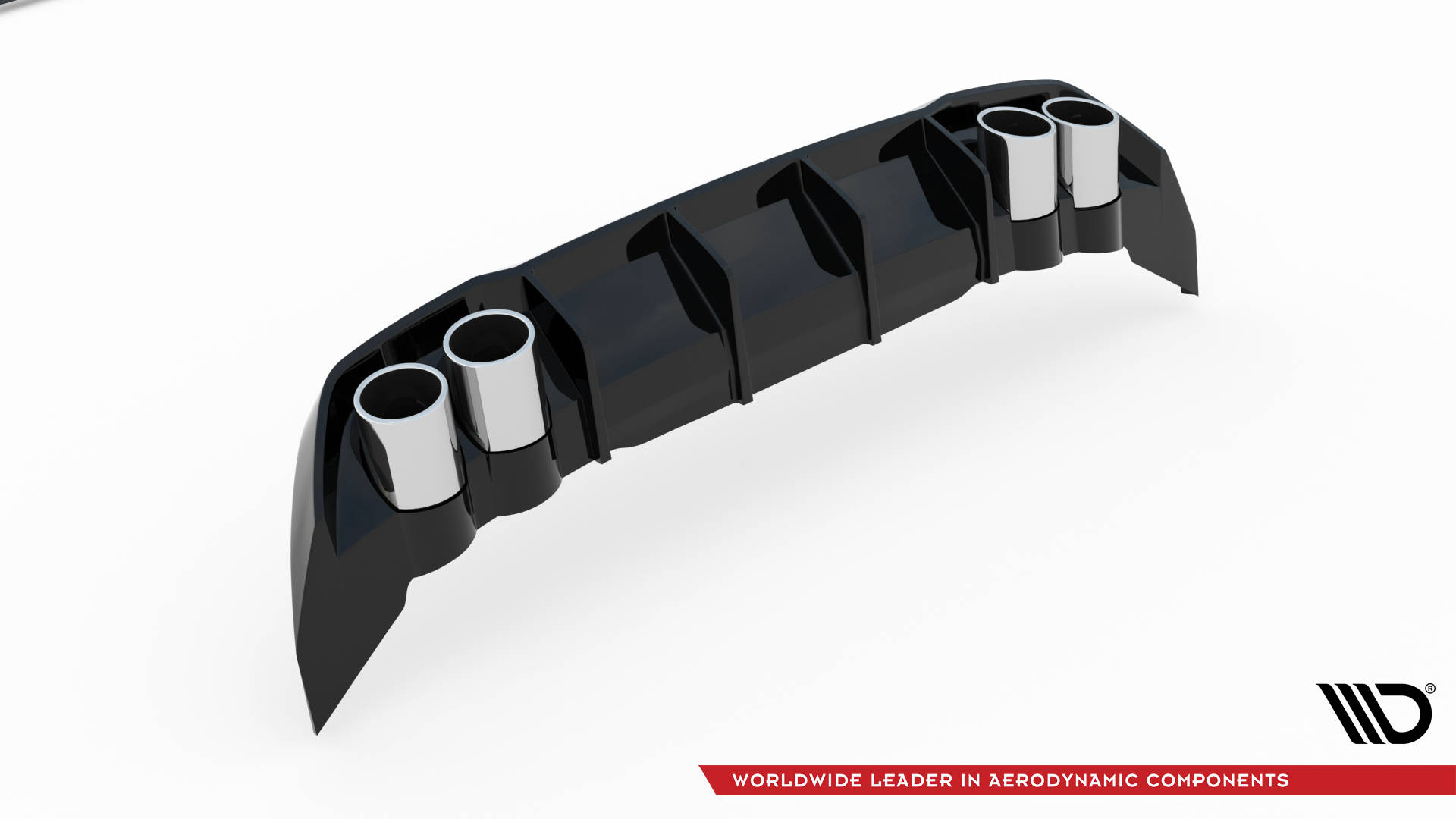 Baksplitter Med Eksosgrill Wydechu Seat Leon FR Hatchback Mk4 - Bilde 8