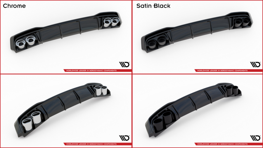 Diffuser V.2 Med Atrapa Wydechu Seat Leon ST FR Mk4 – bilde 3 av 5