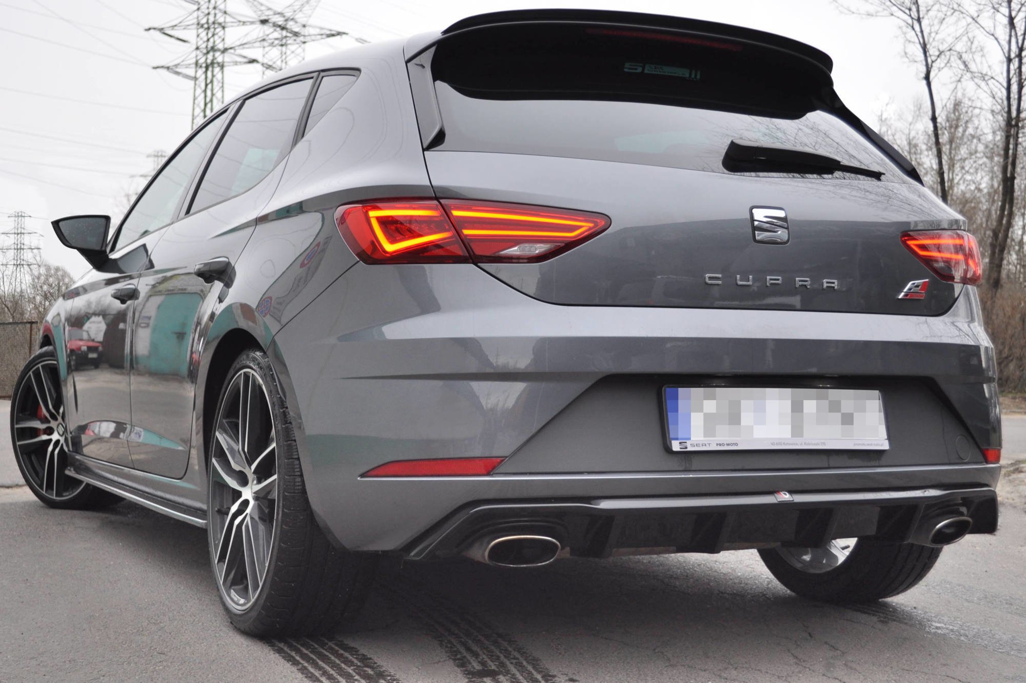 Diffuser V.1 Seat Leon Cupra Mk3 FL Hatchback - Bilde 3