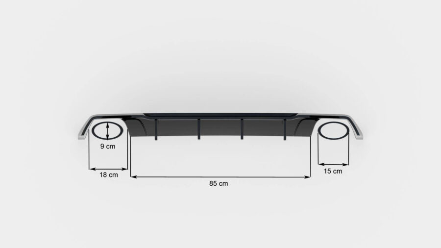 Diffuser V.2 Seat Leon Cupra ST Mk3 FL – bilde 7 av 9
