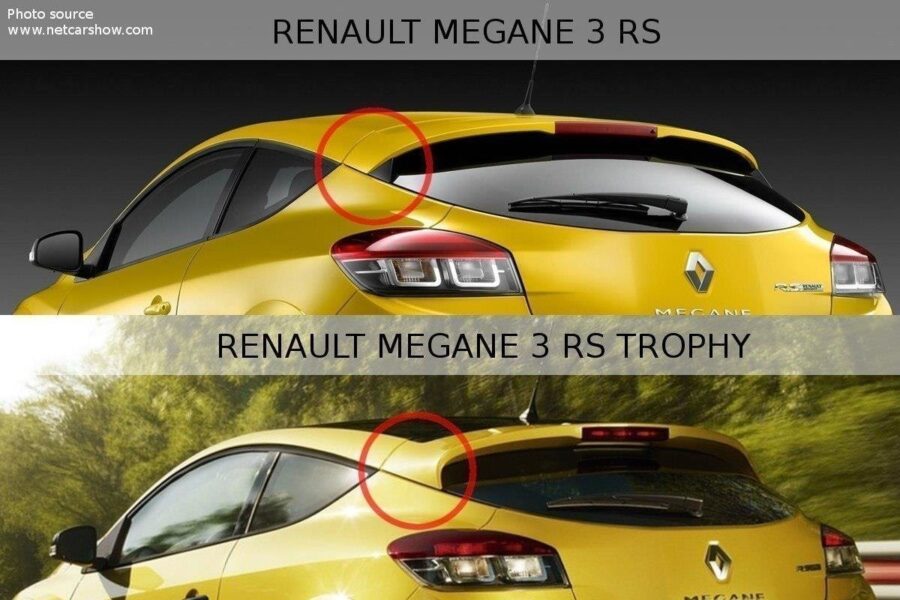 Spoiler Cap Renault Megane III RS Trophy / RS Cup – bilde 2 av 7