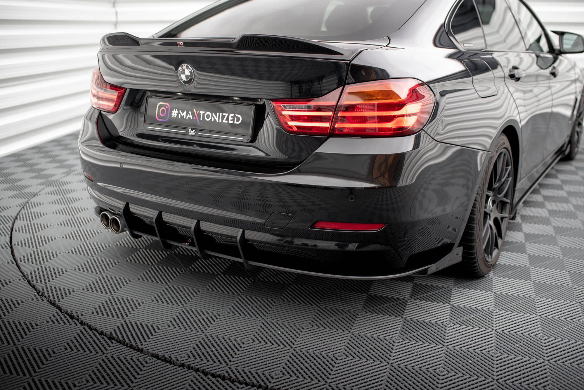 Bakfanger leppe Street Pro + Flaps BMW 4 Gran Coupe F36 - Bilde 5