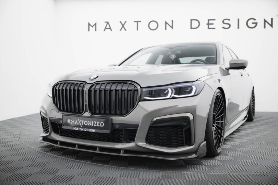 Karbon Splitter + Splitter ABS Foran BMW 7 M-Pack G11 Facelift 19-22 – bilde 5 av 13