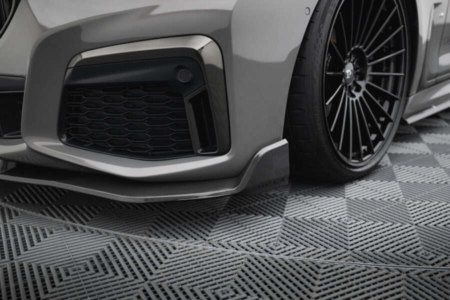 Karbon Splitter + Splitter ABS Foran BMW 7 M-Pack G11 Facelift 19-22 – bilde 7 av 13
