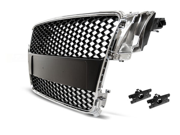 Grill Audi A5 07-06.11 Sport Krom/Svart