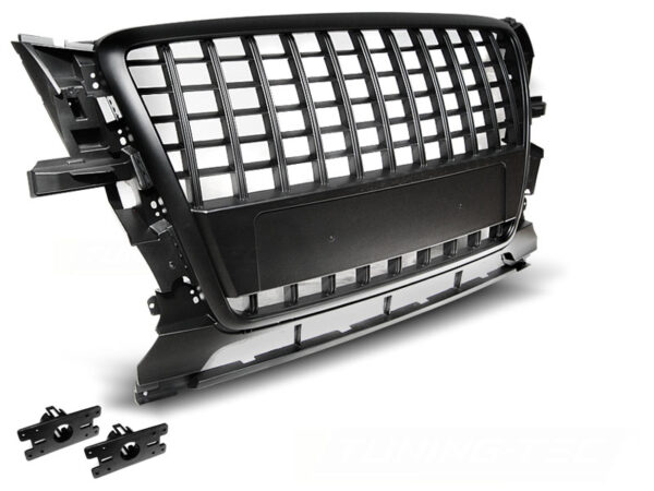 Grill Audi Q5 08-09.12 Sport Matt Svart