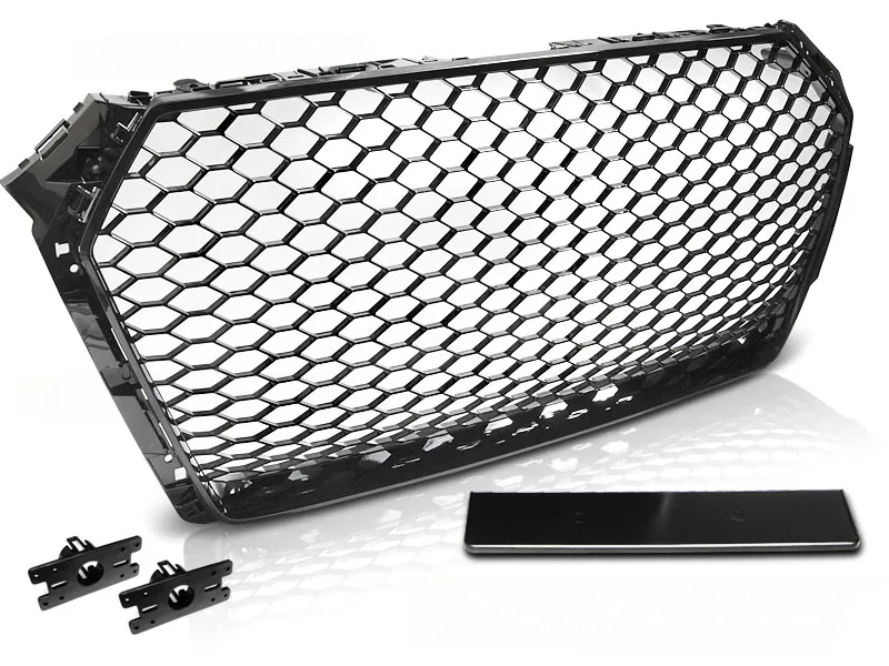Grill Audi A4 B9 15-19 Sport Blank Black
