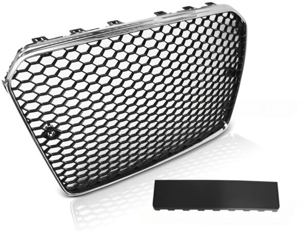 Grill Audi A5 11-16 Sport PDC Krom/Svart