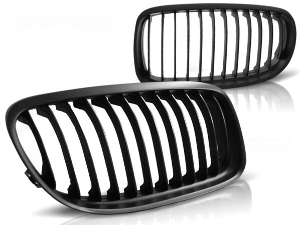 Grill BMW E90/E91 09- Matt Svart