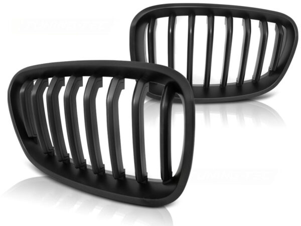 Grill BMW F20 F21 11-12.14 Matt Svart
