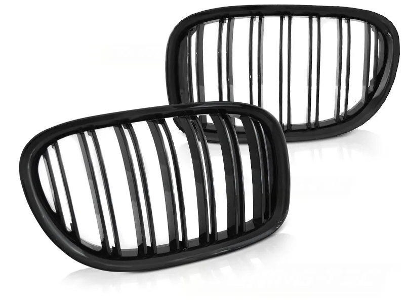 Grill Bmw F01 09-15 Blank Black Dobbel Bar