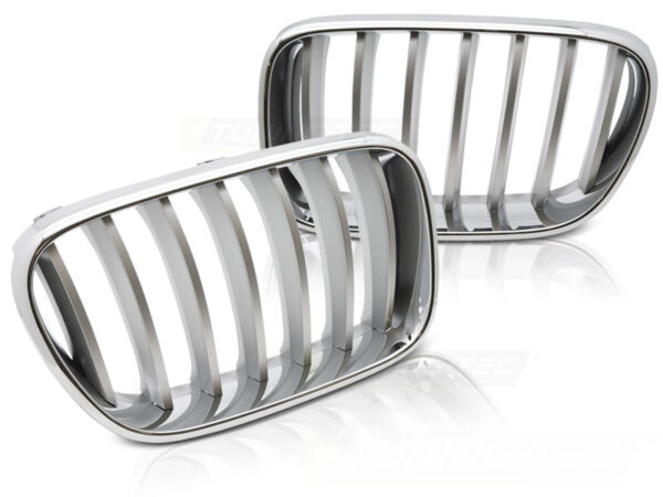 Grill BMW X3 F25 10-07.14 Krom/Titan