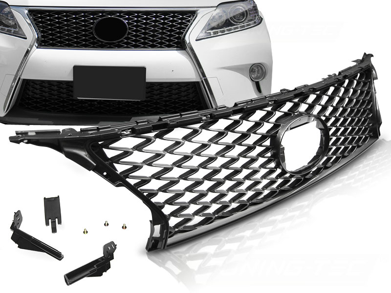 Grill Lexus Rx350 12-15 F Glans Mørkegrå Sport Style