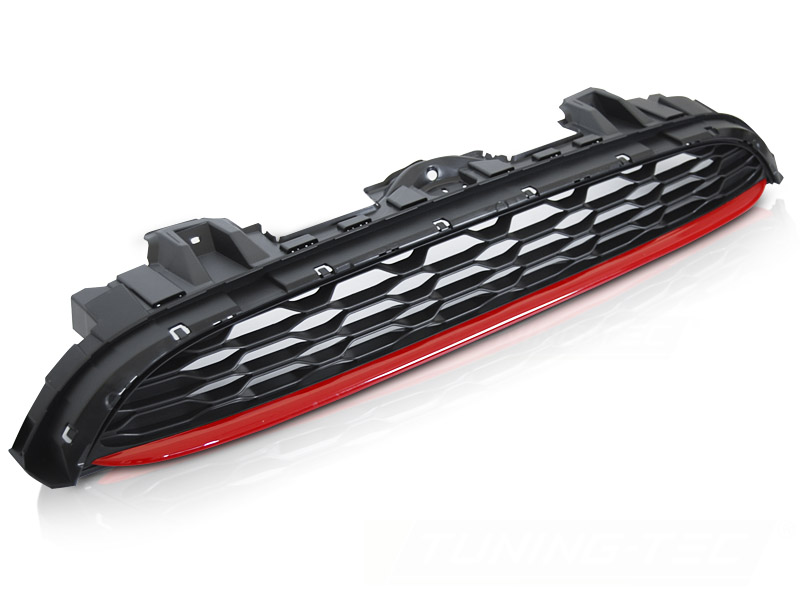 Grill Mini Cooper F55 F56 F57 14-21 Sport Black Red