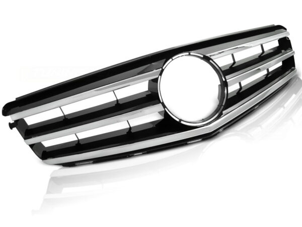 Grill Mercedes W204 07-14 Krom/Svart