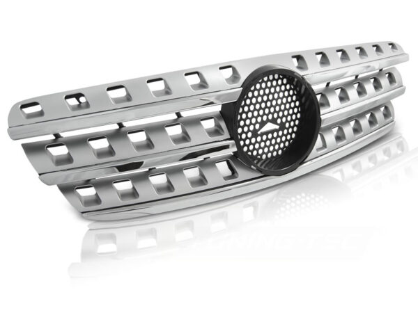 Grill Mercedes W163 98-05 W164 Sport Look Krom/Sølv