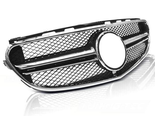 Grill Mercedes W212 13-16 Sport Svart/Krom