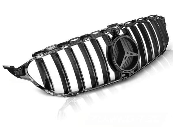 Grill Mercedes W205 14-18 GT-R Look Blank Svart