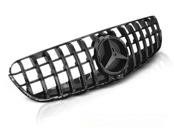 Grill Mercedes GLC W253 15-18 GT-R Look Blank Svart