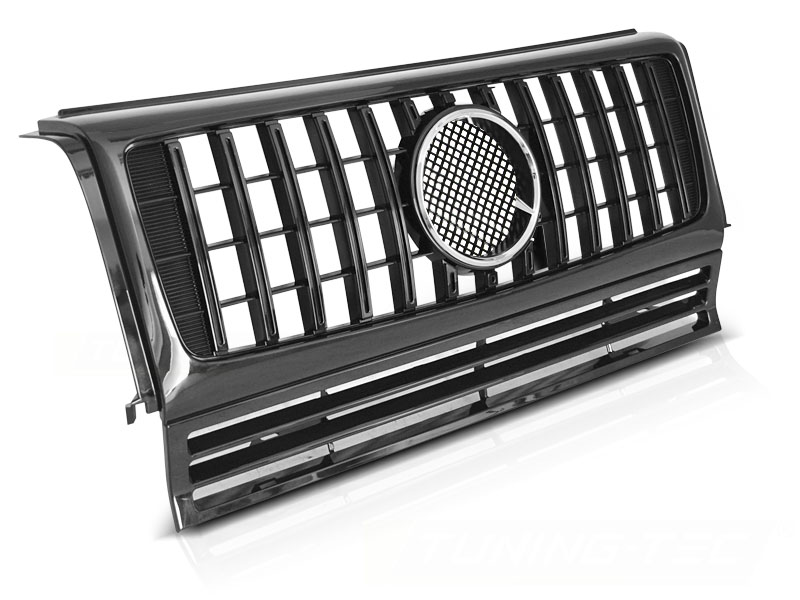 Grill Mercedes W463 90-14 Glossy Black W464 G63 Look