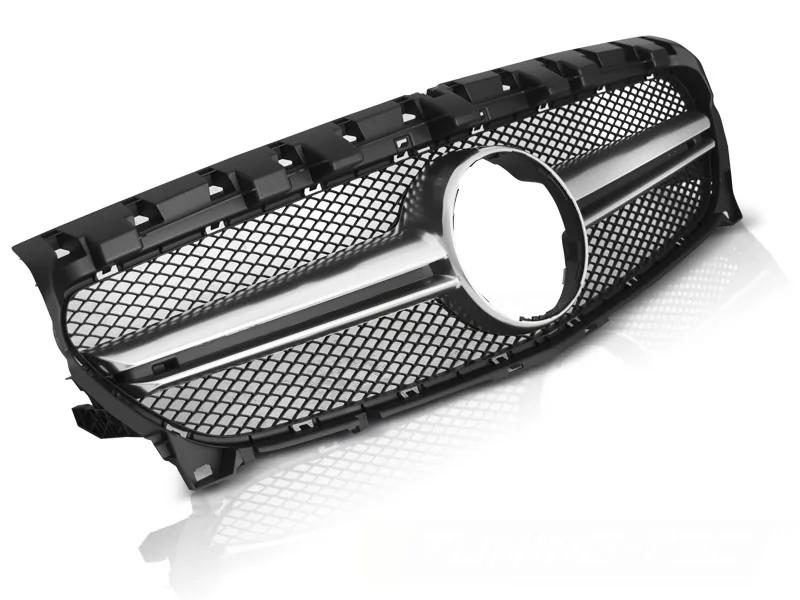 Grill Mercedes CLA W117 13-19 Black Silver Sport Look