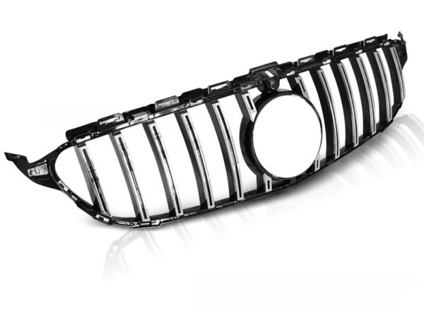 Grill Mercedes W205 18- GT-R Look Krom/Svart