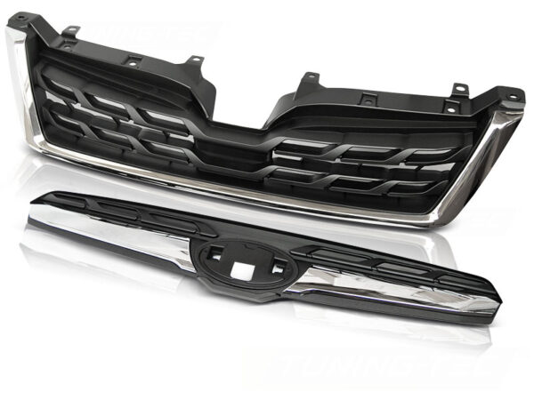 Grill Subaru FORESTER IV 13-18 LCI Style Krom/Svart