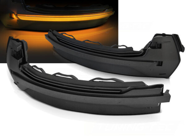 Speil Blinklys Audi A3 8V 12-16 Smoke Led Seq – bilde 1 av 2