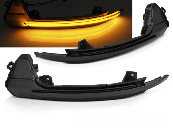 Speil Blinklys Audi A6 C7 11-18 Smoke Led Seq – bilde 1 av 2