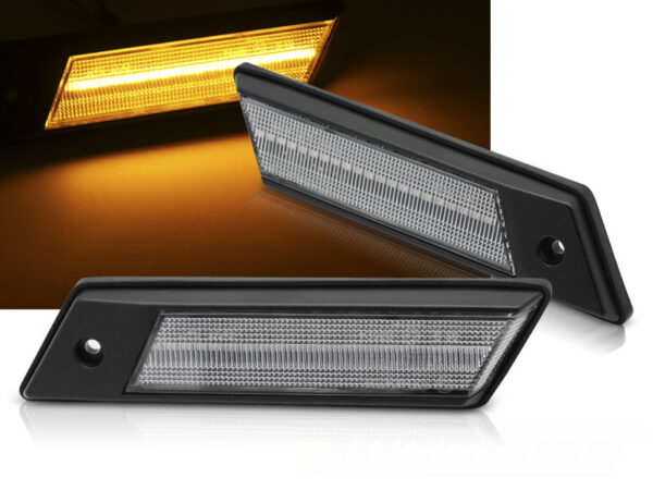 Blinklys Bmw E30 / E28 / E24 / E23 Chrome Led Seq – bilde 1 av 2