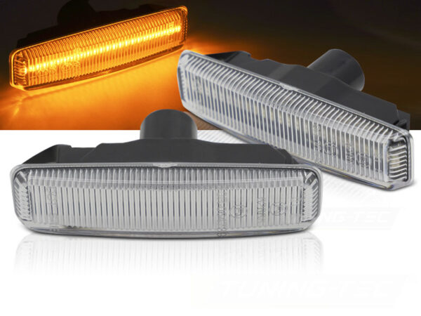 Blinklys Bmw E39 95-03 White Led Seq – bilde 1 av 2