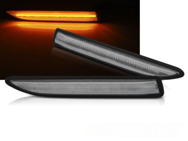 Blinklys Ford Mondeo MK IV 07-14 Clear Led Seq – bilde 1 av 2