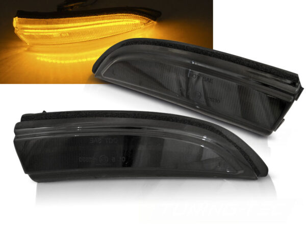 Blinklys Ford Fiesta MK7 13-16 Seq Led Smoke – bilde 1 av 2
