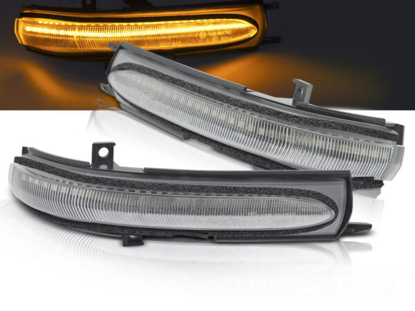 Blinklys I Speilet Honda Civic 04-06 Accord 02-08 White Led Seq – bilde 1 av 2