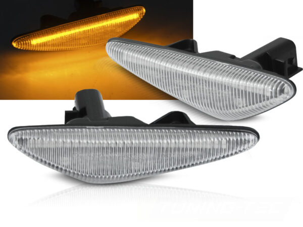 Blinklys Mazda 5 / 6 / MX-5 / RX White Led Seq – bilde 1 av 2
