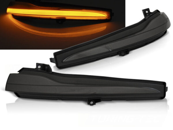 Blinklys I Speilet Mercedes W205 / W213 / W222 Smoke Led Seq – bilde 1 av 2