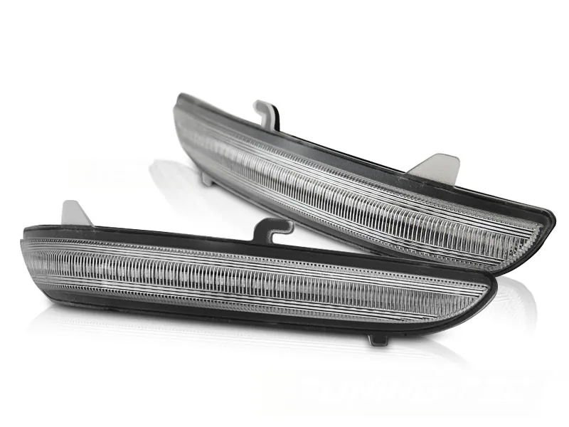 Blinklys I Speilet Peugeot 208 / 2008 / Citroen C3 White Led Seq - Bilde 2