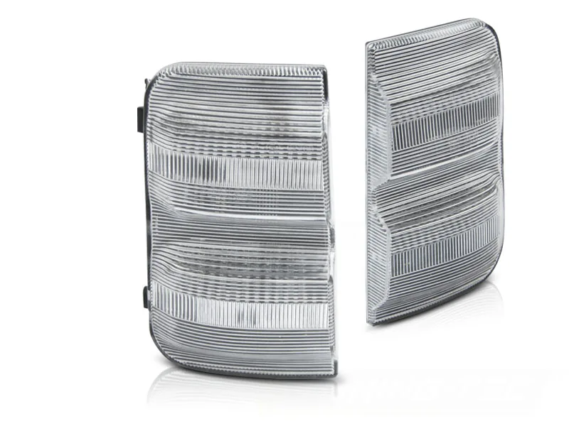 Blinklys I Speilet Peugeot Boxer / Fiat Ducato / Citroen Jumper White Led Seq - Bilde 2