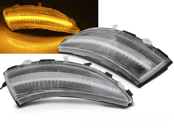 Blinklys I Speilet Renault Clio IV 12-16 White Led Seq – bilde 1 av 2