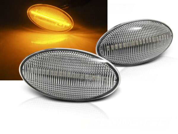 Blinklys Suzuki Grand Vitara / Swift / Sx4 / Jimny / Opel Agila Led White Seq – bilde 1 av 2